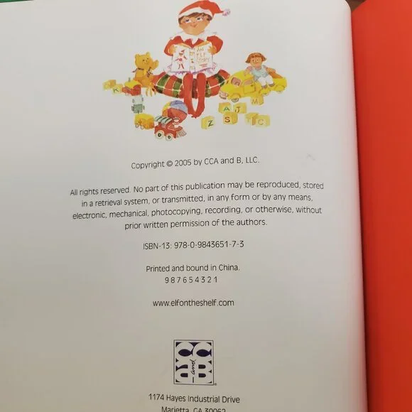 Plush 14" Elf on a Shelf and the Book the Elf on the Shelf A Christmas Tradition - Picture 7 of 8